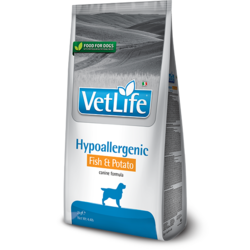 Vet Life Hypoallergenic Fish & Potato - 2 kg
