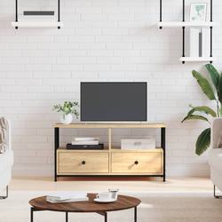 TV ormarić boja hrasta sonome 90 x 33 x 45 cm od drva i željeza