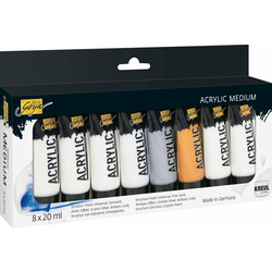 Kreul 85931 Strukturna pasta 8 x 20 ml