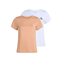 Calvin Klein Jeans Majica korala/črna/bela