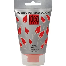Maimeri Idea Decor Akrilna barva Scarlet 110 ml 1 kos