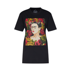 Merchcode Majica Frida Kahlo Portrait, miks boja / crna