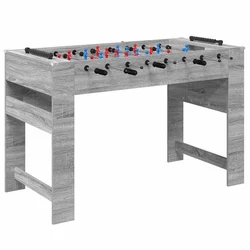 Fuzbal Stol Sivi Sonoma 125 x 60,5 x 80 cm Konstruirano drvo