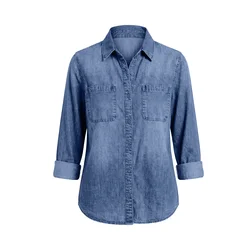 Imily Bela Bluza moder denim
