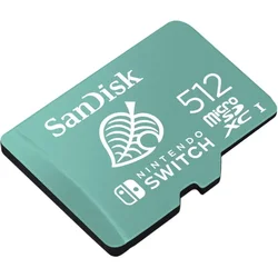 SanDisk SDXC 512GB micro 100MB/s R, 90MB/s W for Ninetendo Switch