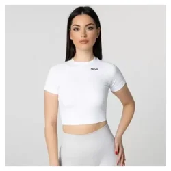 Ring Active Crop Top White