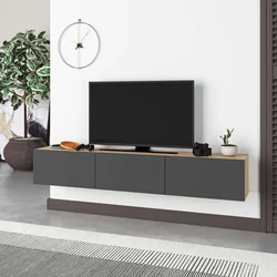 HANAH HOME TV polica Francy 180 Sapphire Oak Anthracite