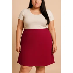 Plus size krilo, bordo