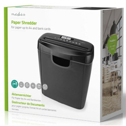 Nedis PASH112BKA4 rezac papira, 6x A4 stranica, 10L, 190W
