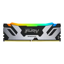 KINGSTON DIMM DDR5 96GB (2x48GB kit) 6000MT/s KF560C32RSAK2-96 FURY Renegade Silver/Black RGB XMP