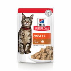 Hills Science Plan Vlažna hrana za odrasle mačke, ćuretina, 85g