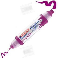 Akrilni marker E-5400 double-liner sa dva vrha