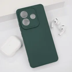 Maska za telefon 3D Camera za Xiaomi Redmi Note 14 5G, EU, Maslina