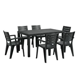 Set vrtnega pohištva Iza 6+1 grafit