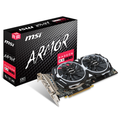 MSI Radeon RX 580 Armor 8G OC, 8GB GDDR5, V341-064R