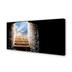 tulup.si Slika na platnu Stopnice sonce 140x70 cm