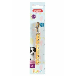 466736JAU Zolux Puppy Mascotte Povodac 8mm/1,2m Žuti