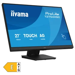 IIYAMA Monitor TOUCH T2754MSC-B2AG InCell PCAP 10pt touchscreen IPS 1920x1080 83Hz, 16:9, 300cd, 1000:1, 4ms, landscape, face-up