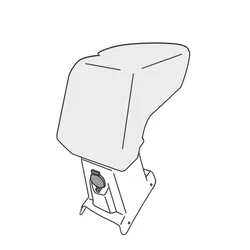 Armrest Smart ForFour 2014-2021 (adapter only)