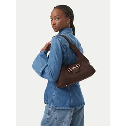 GUESS Torba za čez ramo SUNSET temno rjava