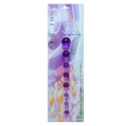 Jelly Anal 10 Beads Purple