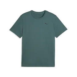 PUMA TAD ESSENTIALS Solid Cat Tee Men, Clothing, Herb Garden, L