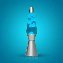 Lava Lampa Plava Raketa
