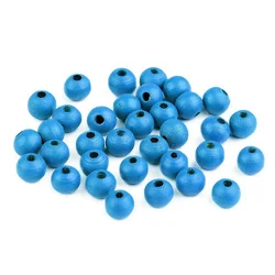 Lesene kroglice O8 mm - modra lazurna (20 g)