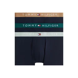 Tommy Hilfiger Underwear Boksarice temno modra / svetlo rjava / pastelno zelena / temno zelena