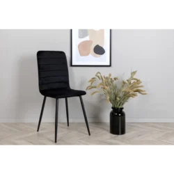 Venture Design Jedilni stol Windu Lyx 49x94x43 cm črn