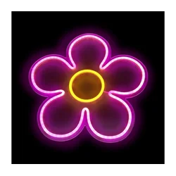 2Kids Toys - LED neonska zidna dekoracija LED/5W/USB cvet