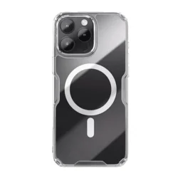 Maska za telefon Nillkin Nature Pro Magnetic za iPhone 16 Pro, Bela