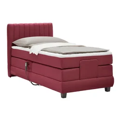 Boxspring Krevet Dixon 90/200 cm , boja crnog vina