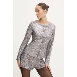 Srajca Never Fully Dressed Gunmetal Alexa Sequin Cardigan
