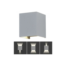 LED spoljašnje zidno svetlo LED/5W/230V 3000K IP65 sivo