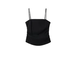 MANGO Top RIGA  črna