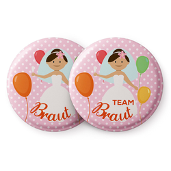 Spielehelden Balloons Buttons 16 za dekliščino 16 značk 5,6 cm izjemno velike Darilo za dekliščino (RW3UBLCWOY)