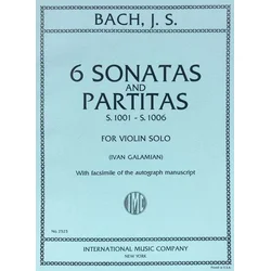 BACH J.S.:6 SONATAS AND PARTITAS/GALAMIAN