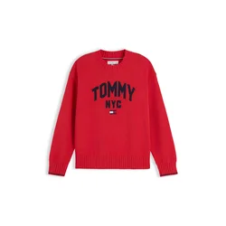 TOMMY HILFIGER Pulover mornarska/rdeča