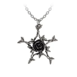 Ogrlica s obeskom ALCHEMY GOTHIC - Coven Rose - P1020