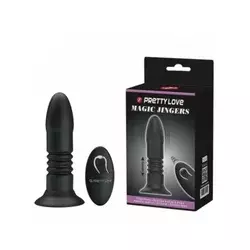 Butt plug Pretty Love Magic Jingers, Crni