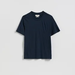 Reserved - Slim fit majica od merino vune