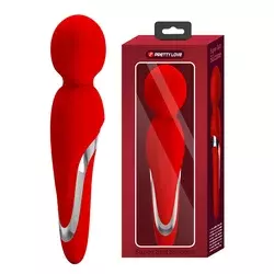 Vibrator Pretty love Walter, 21.6cm, Crveni