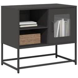 TV ormarić crni 68x39x60,5 cm čelični