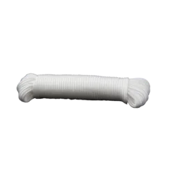 Uže poliprotestere n, pleteno, belo 3mm-20