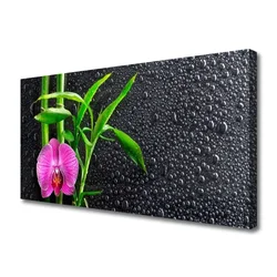 tulup.si Slika na platnu Bamboo flower drops 120x60 cm
