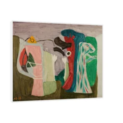 Canvas Slika na platnu Komposisjon (1935), Arne Ekeland, Sa ramom, 50 x 40 cm, Beli