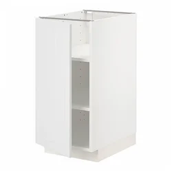 METOD Podni element s policama, bela/Stensund bela, 40x60 cm