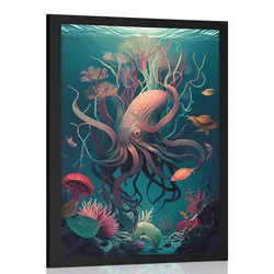 Plakat nadrealistična sipa - 20x30 no frame