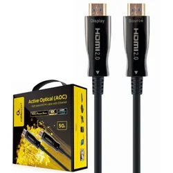 Gembird CCBP-HDMI-AOC-50M-02 Aktivni optički HDMI kabal, High Speed Ethernet Premium, 50m, Crni